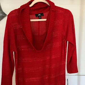 New IN Red Sweater, Size XL